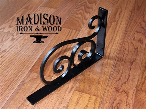 scrolled metal shelf brackets|Scrolled Metal Shelf Brackets .